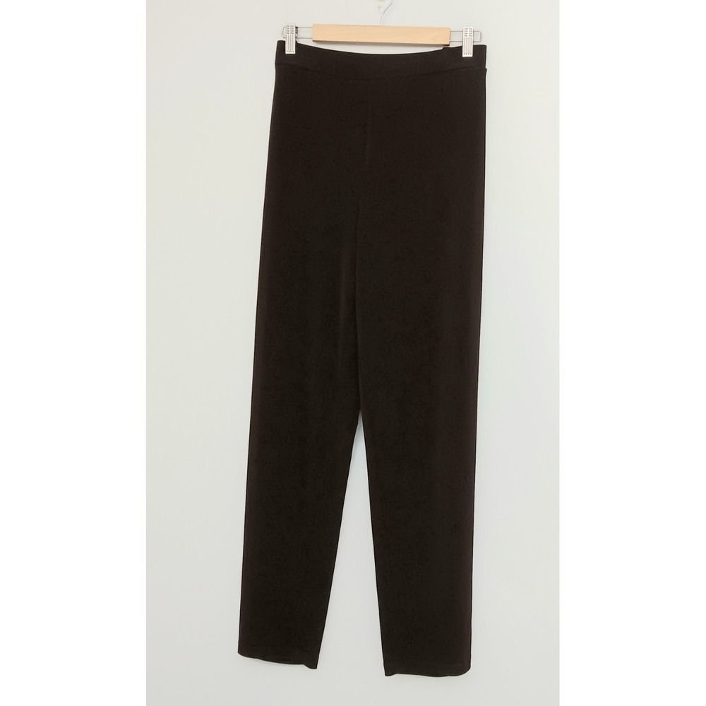 Every Day by Susan Graver Pants Women's Size XL Brown Regular Liquid Knit